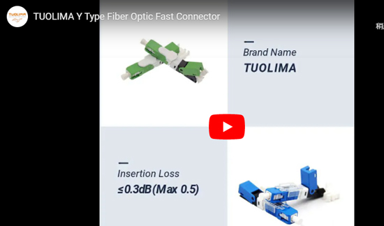 Y Typ Fiber Optic Fast Connector