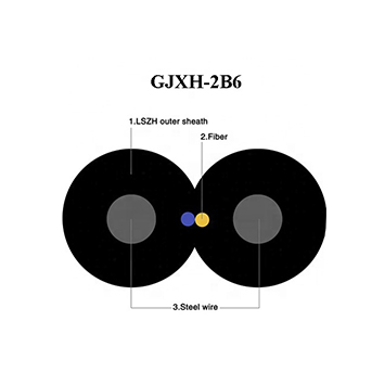 Kabel-Rundgang GJXH-2B Fiber Optic Drop