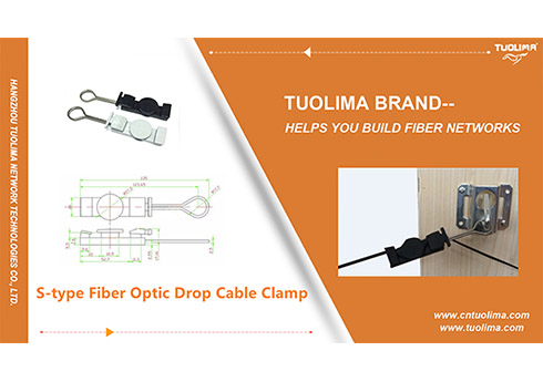 S-Typ Fiber Optic Drop Cable Clamp